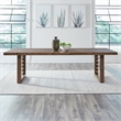 Liberty Furniture Shaker Lakes Dining Room Double Pedestal Table - Brown Maple Wood