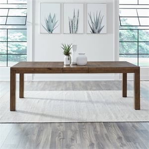 Liberty Furniture Shaker Lakes Dining Room Rectangular Leg Table - Brown Maple Wood