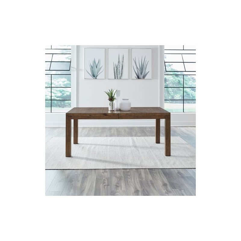 Liberty Furniture Shaker Lakes Dining Room Rectangular Leg Table - Brown Maple Wood