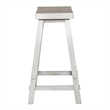Liberty Furniture Creations Kitchen 24 Inch Sawhorse Counter Stool - White Wood