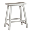 Liberty Furniture Creations Kitchen 24 Inch Sawhorse Counter Stool - White Wood