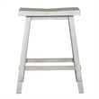 Liberty Furniture Creations Kitchen 24 Inch Sawhorse Counter Stool - White Wood