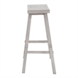 Liberty Furniture Creations Kitchen 30 Inch Sawhorse Stool- White Wood