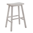 Liberty Furniture Creations Kitchen 30 Inch Sawhorse Stool- White Wood