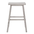 Liberty Furniture Creations Kitchen 30 Inch Sawhorse Stool- White Wood
