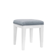 Liberty Furniture Reflections Upholstered Vanity Stool - Peail White & Soft Grey