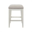 Liberty Furniture Berkly Square Upholstered Console Stool - Linen & Khaki Beige Wood