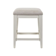 Liberty Furniture Berkly Square Upholstered Console Stool - Linen & Khaki Beige Wood