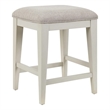 Liberty Furniture Berkly Square Upholstered Console Stool - Linen & Khaki Beige Wood