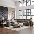 Liberty Furniture Camden Power Recline 6 Piece Sectional Sofa - Gray