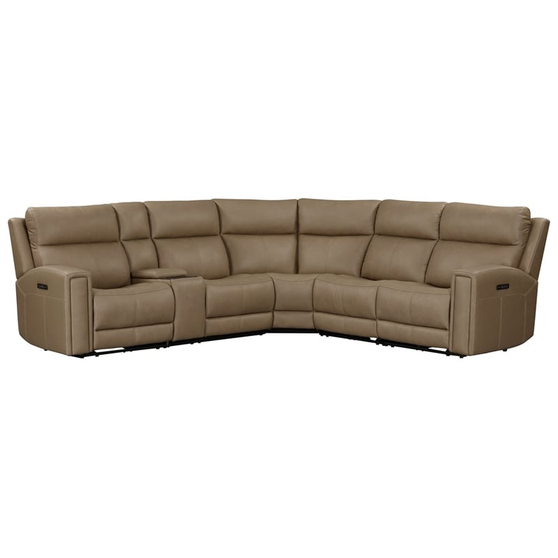 Liberty Furniture Camden Power Recline 6 Piece Sectional Sofa - Brown