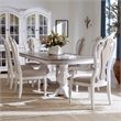 Liberty Furniture Magnolia Manor Alt 7 Piece Double Pedestal Table Set - White