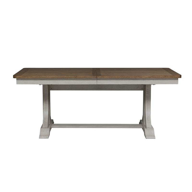 Liberty Furniture Farmhouse Reimagined Opt 5 Piece Trestle Table Set - White