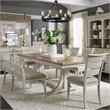Liberty Furniture Farmhouse Reimagined Opt 6 Piece Trestle Table Set - White