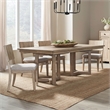 Liberty Furniture Proximity Place 5 Piece Double Pedestal Table Set - Brown