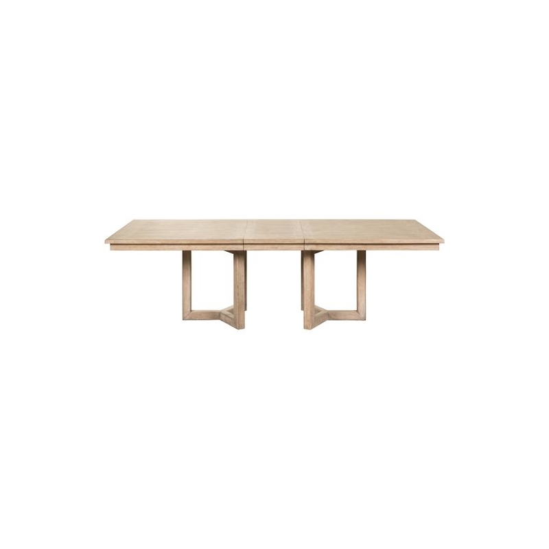 Liberty Furniture Proximity Place 7 Piece Double Pedestal Table Set - Brown