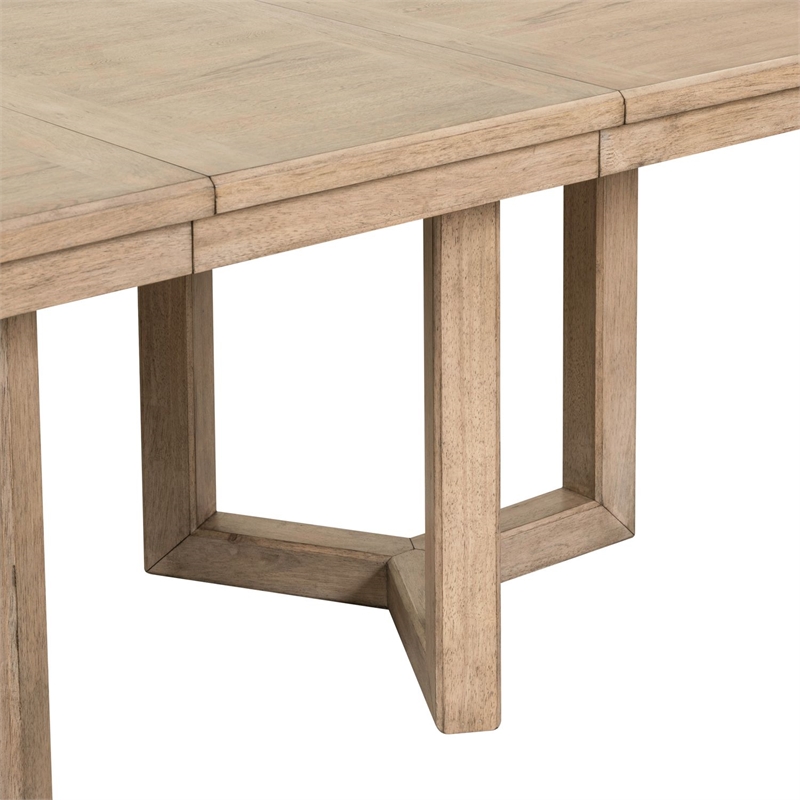 Liberty Furniture Proximity Place Opt 5 Piece Double Pedestal Table Set - Brown