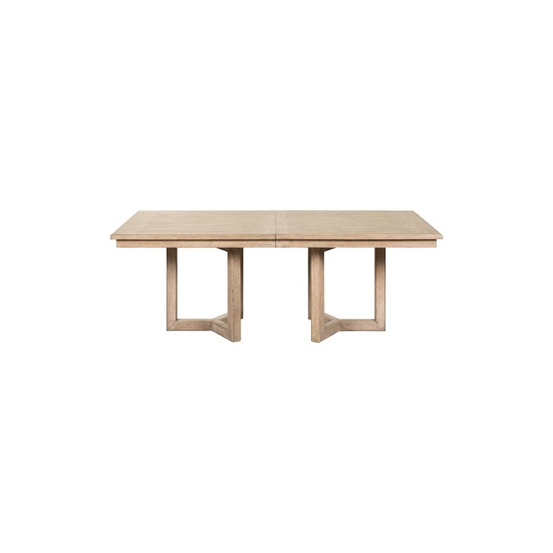 Liberty Furniture Proximity Place Opt 5 Piece Double Pedestal Table Set - Brown