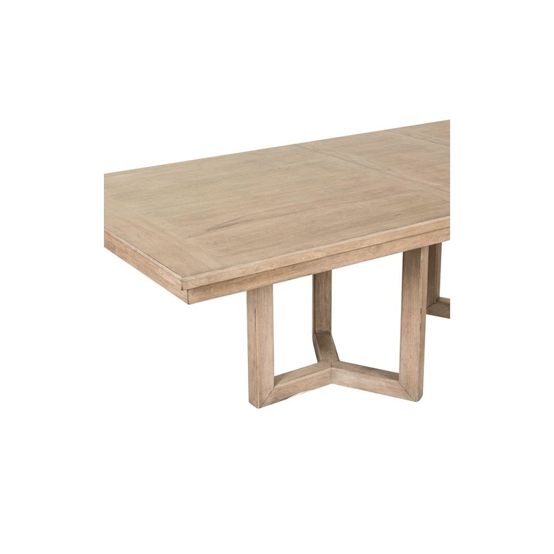 Liberty Furniture Proximity Place Opt 5 Piece Double Pedestal Table Set - Brown