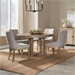 Liberty Furniture Proximity Place Opt 5 Piece Pedestal Table Set - Brown