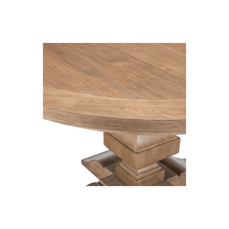 Liberty Furniture Haven Hills 5 Piece Pedestal Table Set - Brown