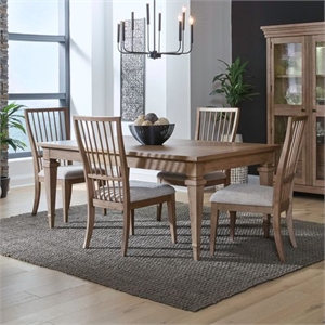 Liberty Furniture Haven Hills 5 Piece Rectangular Table Set - Brown