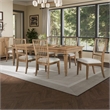 Liberty Furniture Haven Hills 7 Piece Rectangular Table Set - Brown
