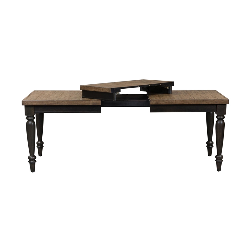 Liberty Furniture Harvest Home 7 Piece Rectangular Table Set - Black