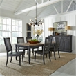 Liberty Furniture Harvest Home 7 Piece Rectangular Table Set - Black