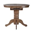 Liberty Furniture Carolina Crossing 5 Piece Gathering Table Dining Room Set with Chairs - Brown Wood