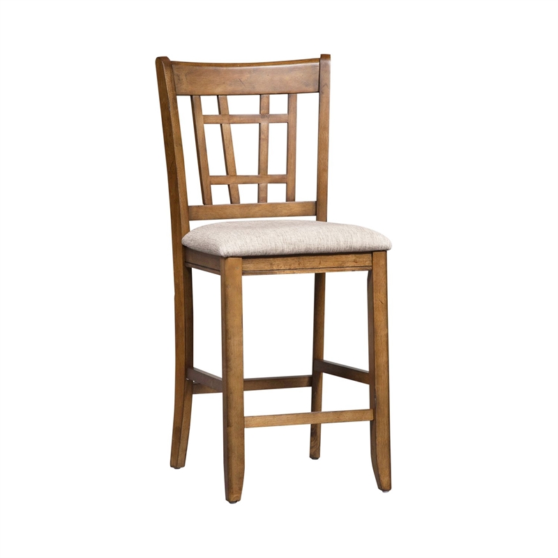 Liberty Furniture Santa Rosa 5 Piece Pub Dining Room Set with Chairs - Brown Wood