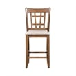 Liberty Furniture Santa Rosa 5 Piece Pub Dining Room Set with Chairs - Brown Wood