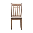 Liberty Furniture Santa Rosa 5 Piece Rectangular Table Dining Room Set with Chairs - Brown Wood