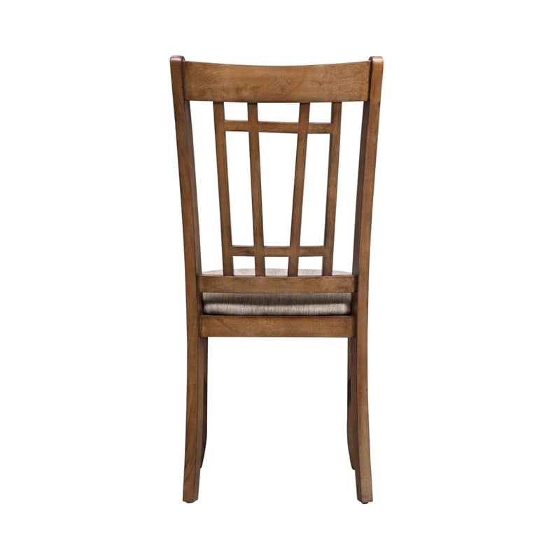 Liberty Furniture Santa Rosa 5 Piece Rectangular Table Dining Room Set with Chairs - Brown Wood