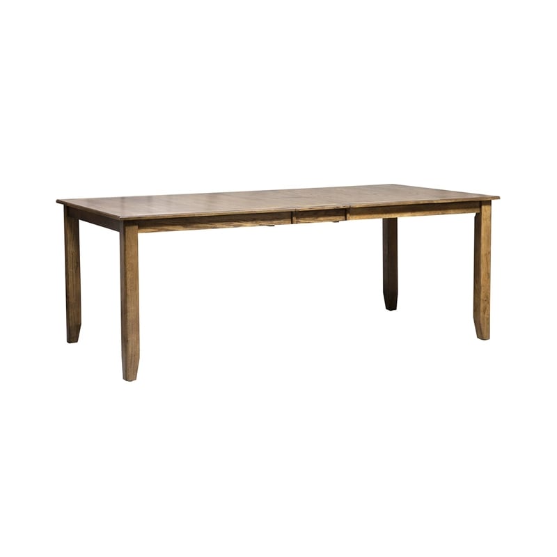 Liberty Furniture Santa Rosa 5 Piece Rectangular Table Dining Room Set with Chairs - Brown Wood