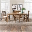 Liberty Furniture Santa Rosa 5 Piece Rectangular Table Dining Room Set with Chairs - Brown Wood