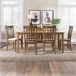 Liberty Furniture Santa Rosa 7 Piece Rectangular Table Dining Room Set with Chairs - Brown Wood