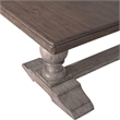 Liberty Furniture River Place 9 Piece Trestle Table Dining Room Set with Chairs - Gray Wood