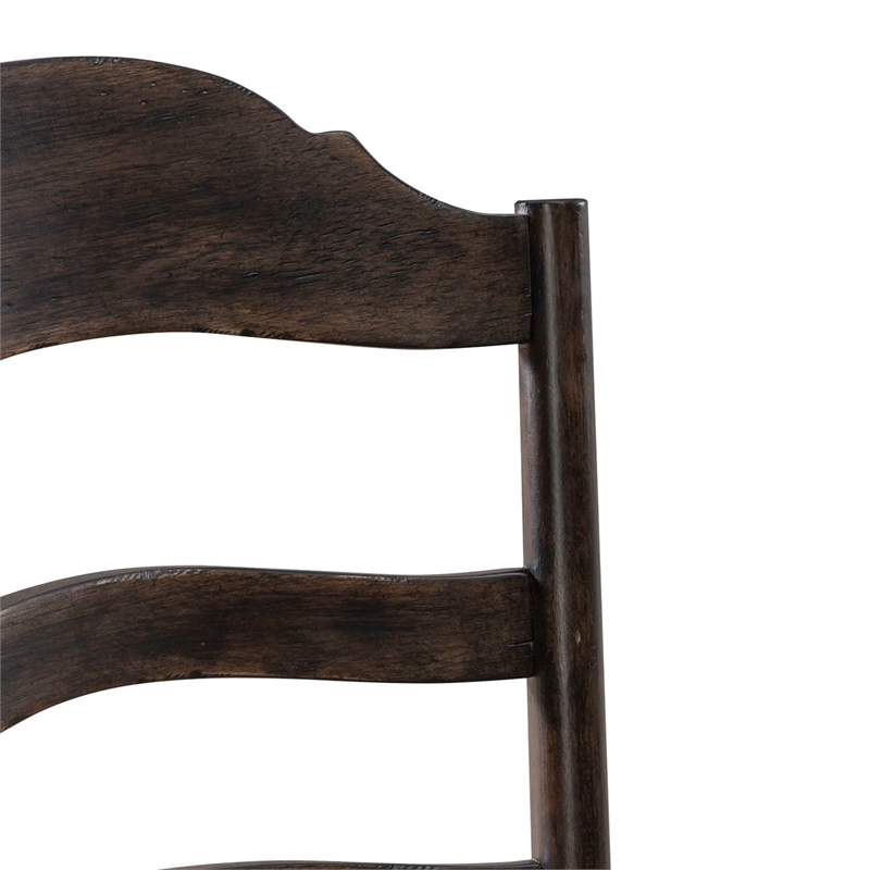 Liberty Furniture Paradise Valley Alt 7 Piece Trestle Table Dining Room Set with Chairs - Brown Wood