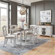 Liberty Furniture Ocean Isle 5 Piece Rectangular Table Dining Room Set with Chairs - White Wood