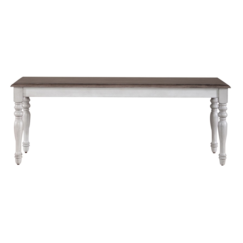 Liberty Furniture Ocean Isle 6 Piece Rectangular Table Dining Room Set with Chairs - White Wood