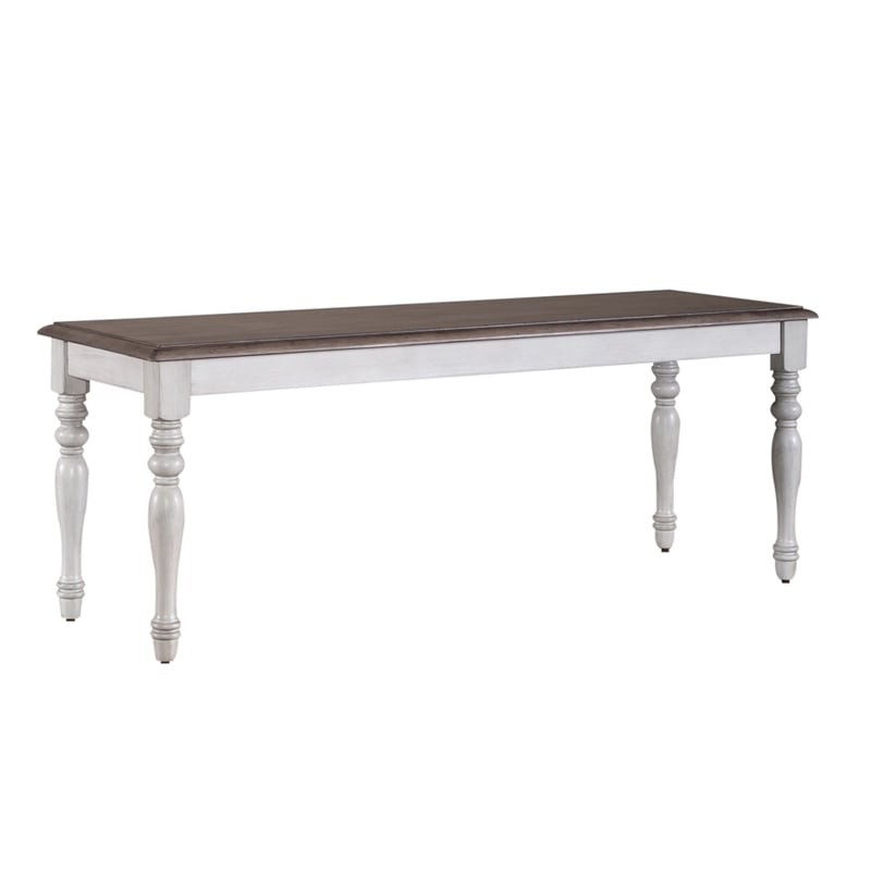 Liberty Furniture Ocean Isle 6 Piece Rectangular Table Dining Room Set with Chairs - White Wood