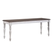 Liberty Furniture Ocean Isle 6 Piece Rectangular Table Dining Room Set with Chairs - White Wood