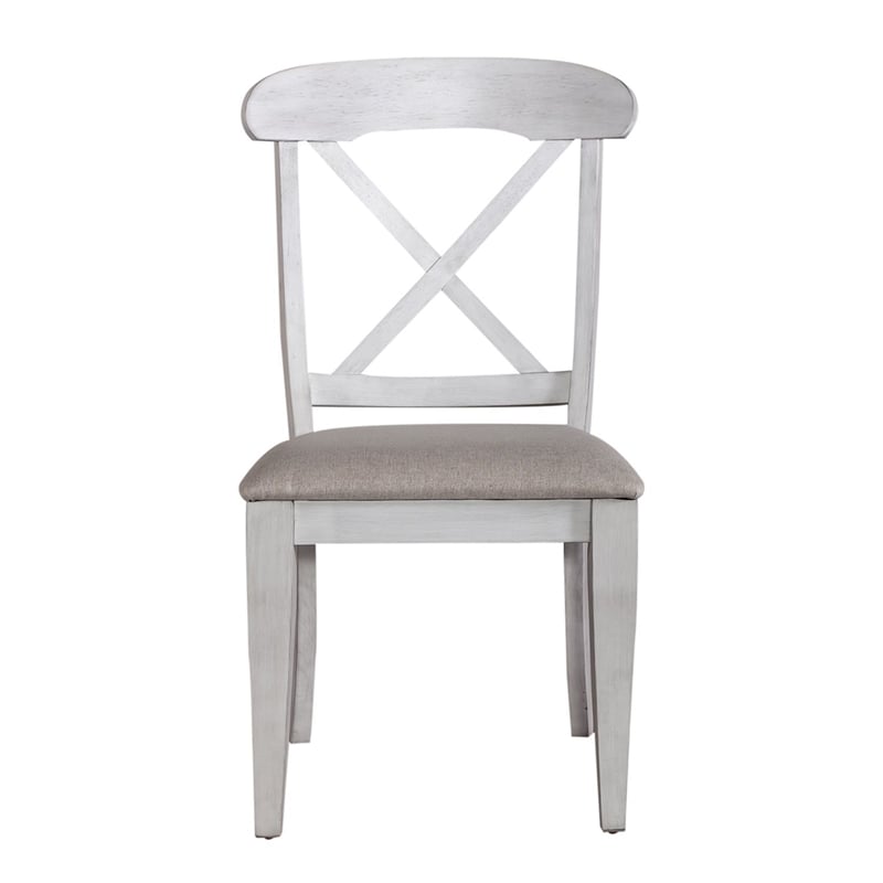 Liberty Furniture Ocean Isle 7 Piece Rectangular Table Dining Room Set with Chairs - White Wood