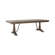 Liberty Furniture Americana Farmhouse Optional 6 Piece Trestle Table Dining Room Set with Chairs - Brown Wood