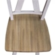Liberty Furniture Lindsey Farm 7 Piece Gathering Table Dining Room Set with Chairs - White Wood