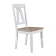 Liberty Furniture Lindsey Farm 7 Piece Trestle Table Dining Room Set with Chairs - White Wood