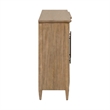 Liberty Furniture Pavilion 4 Door Accent Cabinet Home Storage - Brown Oak Wood