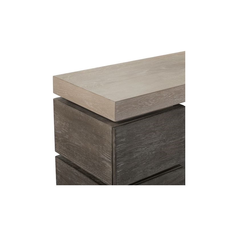 Liberty Furniture Piedmont Living Room 84 Inch TV Console - Brown Oak Wood