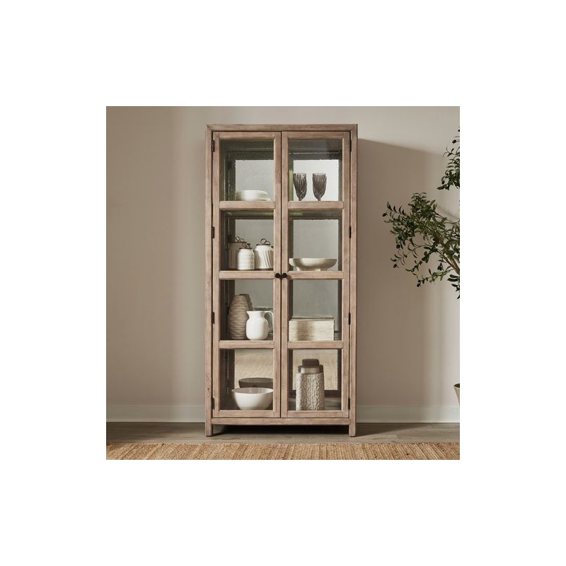 Liberty Furniture Proximity Place 2 Piece Bunching Cabinet Set Beige Birch Wood